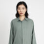 Dusty Green Plain Tencel Unisex Loungewear Set, thumbnail 3 of 5