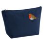 Christmas Robin Organic Cotton Accessory Bag, thumbnail 3 of 3