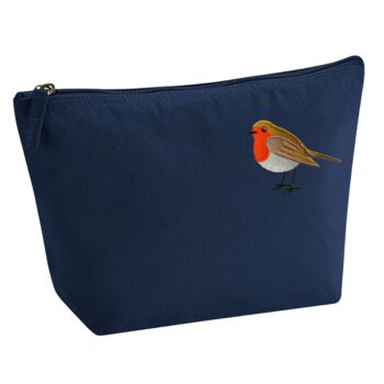 Christmas Robin Organic Cotton Accessory Bag, 3 of 3