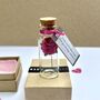Tiny Pink Rose In A Bottle Personalised Mother’s Day Gift, thumbnail 1 of 12