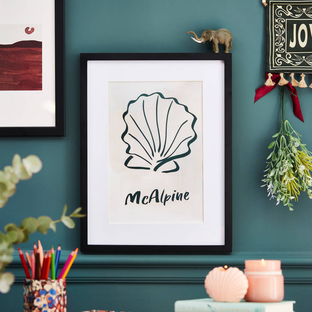 Personalised Shell Print, 1 of 5