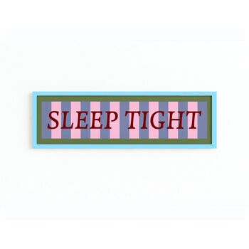 Sleep Tight Panoramic Framed Print, 9 of 12