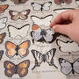 Butterflies Of The British Isles Wooden Jigsaw Puzzle, thumbnail 1 of 7