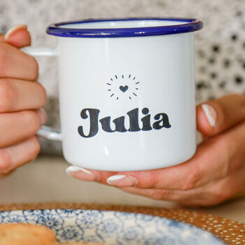 Personalised Enamel Mug, 3 of 7