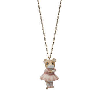 Ballerina Mouse Necklace, 2 of 2