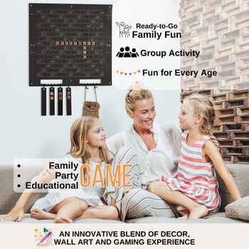Metal Wall Word Game Family Night Games, 5 of 10