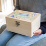 Personalised Sea Life Animals Keepsake Box New Baby Gift, thumbnail 5 of 6