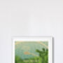 Eden Poject Cornwall Travel Poster Art Print, thumbnail 2 of 6