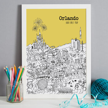 Personalised Orlando Print, 6 of 9