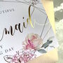 Gold Foil To My Maid Of Honour Card | Pen Florals, thumbnail 3 of 4