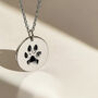 Custom Paw Print Necklace, thumbnail 9 of 10