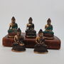 Mini Meditating Sitting Buddha Statue, thumbnail 1 of 4