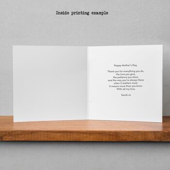 To Our/My Daughter Who Grew Into A Mother's Day Card, 5 of 5