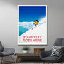 Personalised Skier Poster, thumbnail 3 of 7