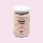 Blackcurrant And Bergamot Thank You Jar Candle, thumbnail 1 of 2