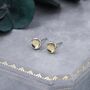 Natural Citrine Crystal Stud Earrings, thumbnail 4 of 11