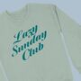 Lazy Sunday Club Women's Sweatshirt, thumbnail 3 of 4