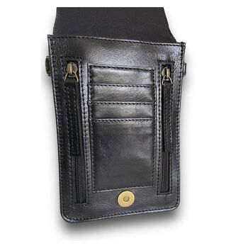 Collardmanson Black Floral Phone/Wallet Bag, 2 of 3