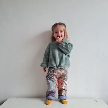 Patchwork Quilted Baby And Child Trousers, 6 of 9