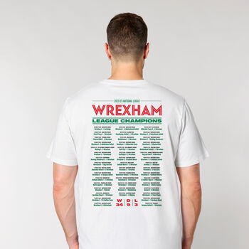 Wrexham National League Champions T Shirt, 3 of 7