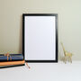 Black Solid Wood Picture Or Photo Frame A5, A4,A3 Or A2, thumbnail 2 of 5