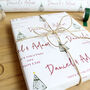 Personalised Nordic Couples, Christmas Wrapping Paper, thumbnail 5 of 6