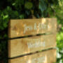 Country Lane Wooden Wedding Event Signs, thumbnail 9 of 11