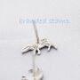 Extra Tiny Baby Tapir Stud Earrings In Sterling Silver, thumbnail 5 of 12