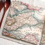 Vintage Map Placemat Of Fife In Scotland, thumbnail 1 of 2