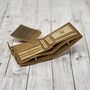 Personalised Practical Design Leather Wallet Christmas Gift For Him, thumbnail 3 of 12