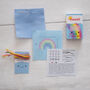 Kawaii Rainbow Mini Cross Stitch Kit, thumbnail 5 of 10