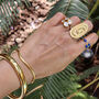 Oval Swirl Ring, thumbnail 4 of 9