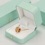 Cannes D’or Gold Mint Blossom Ombré Travel Jewelery Box, thumbnail 1 of 5