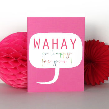 Mini Wahay! So Happy For You Card, 3 of 5