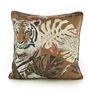 Tiger Soft Velvet 50cm X 50cm Cushion Including Pad, thumbnail 2 of 3