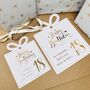 Foiled Gift Box Shaped Large Gift Tags, thumbnail 2 of 3