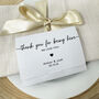 Bespoke Wedding Favour Scratch Card Holder Lotto Ticket Wallet, thumbnail 2 of 10
