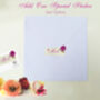 Butterfly Pink Chrysanthemum Mum Birthday Card, Not 3D, thumbnail 5 of 9