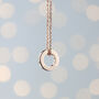 Personalised Mini Ring Necklace, thumbnail 4 of 8