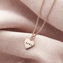 Personalised Heart Charm Necklace, thumbnail 1 of 7