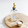 Clear Glass Oil / Vinegar Pourer Bottle With Personalised Label, thumbnail 7 of 8