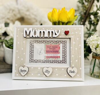 Personalised Mum Photo Frame Mother's Day Gift, 6 of 7