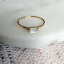 Square Mother Of Pearl Ring, thumbnail 1 of 3