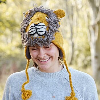 Handmade Woollen Animal Winter Hat, 10 of 12