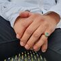 Soul Emerald Signet Ring, thumbnail 6 of 8