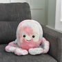 Soft Cuddly Giant Handwarmer Rainbow Octopus, thumbnail 1 of 2