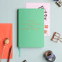 Big Ideas Personalised Luxury Notebook Journal, thumbnail 6 of 12