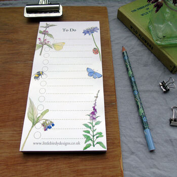 Wildflowers 'To Do' List Notepad, 9 of 10