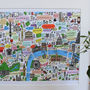 Central London Illustrated Map Print, thumbnail 3 of 3