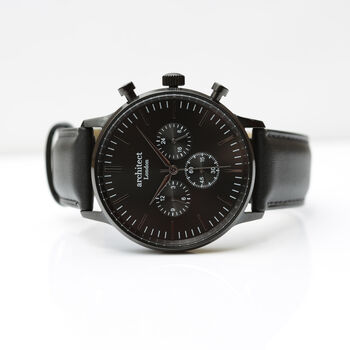 Architect Motivator In Black With Black Strap, 2 of 5